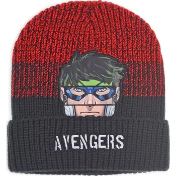 Čepice Chlapecká čepice AVENGERS červená Velikost: 54 cm