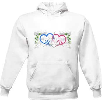 Pánská mikina Pánská mikina s kapucí s potiskem Mikina Ty & Já pánské