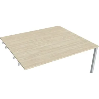 Kancelářský vozík HOBIS přídavný stůl zdvojený - USD 1800 R, akát + doprava zdarma