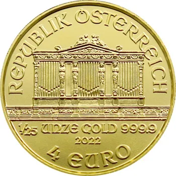 Münze Österreich Zlatá investiční mince 4 EUR Wiener Philharmoniker stand 1,24 g