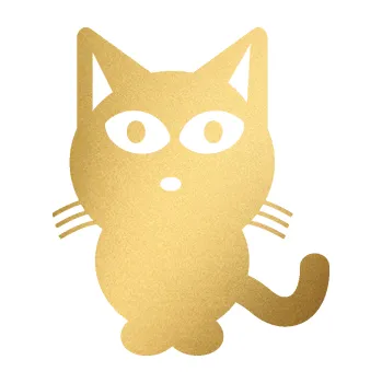 Samolepící dekorace Kočka 034 levá (43 - zlatá metalíza) SAMOLEPKA NA AUTO, NÁLEPKA, FÓLIE, POLEP, TUNING, VLASTNÍ TEXT, TISK, AUTOSAMOLEPKY.cz, POLEPY, OBRÁZEK, LOGO, 3D STICKERS