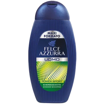 Sprchový gel Felce Azzurra Power Sport sprchový gel 2v1 na vlasy a tělo mužů, 400 ml