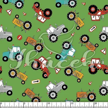 Fleece antipiling, Traktory a značky na zelené