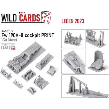 Plastikový model Eduard 1/48 Fw 190A-8 cockpit PRINT (EDUARD)
