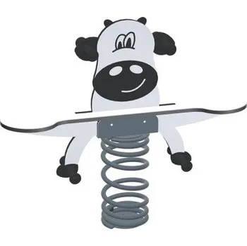 Dětská houpačka Pružinové houpadlo pro dvě děti Kravička