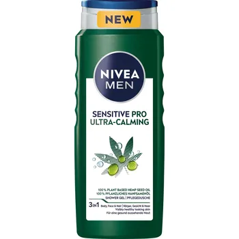 Sprchový gel Nivea Men Sensitive Pro Ultra Calming 3v1 sprchový gel 500 ml