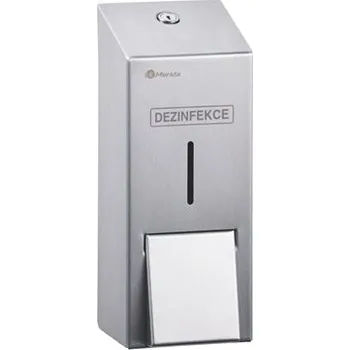 Dávkovač mýdla Sprejový dávkovač dezinfekčního roztoku STELLA nerez mat 0,8 l DSM405