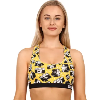 Podprsenka Veselá dámská podprsenka Dedoles Fotoaparát (D-W-UN-B-C-C-163) XL Možnost vrácení zboží ZDARMA do 120 dnů!