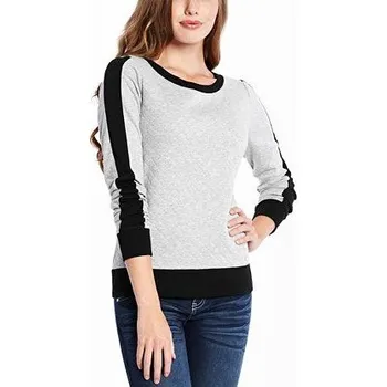 Dámská mikina GUESS dámská mikina Claurielle Quilted šedivá M