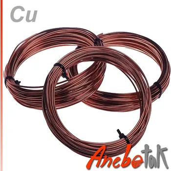 Vázací drát Měděný drát lakovaný, 1,8 mm; 10 m