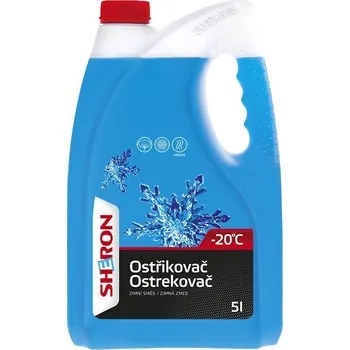 Náplň do chladiče a ostřikovače SHERON Zimní ostřikovač -20°C 5L