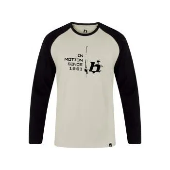 Hannah HANES light gray/anthracite S; Šedá triko + DÁREK DLE VÝBĚRU!