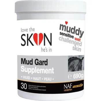 Pro koně Mud Gard Supplement pro zdravou kůži ohroženou podlomy (Balení 690g)