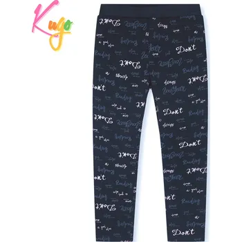 Dívčí legíny Dívčí legíny, zateplené - KUGO YL8742, tmavě modrá Barva: Modrá tmavě, Velikost: 146