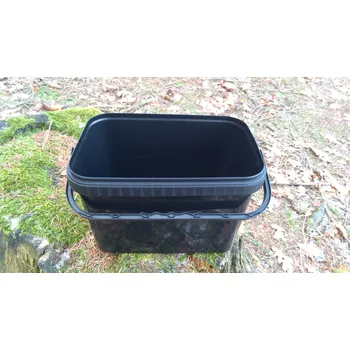 Plastový kbelík černý hranatý 5,8l 100Ks