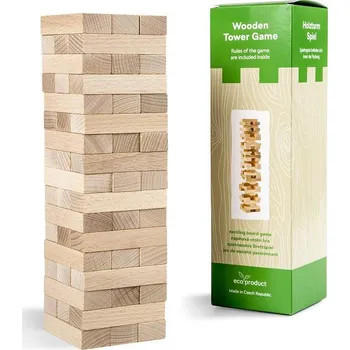 Dřevěná hračka Škoda Hra dřevěná věž