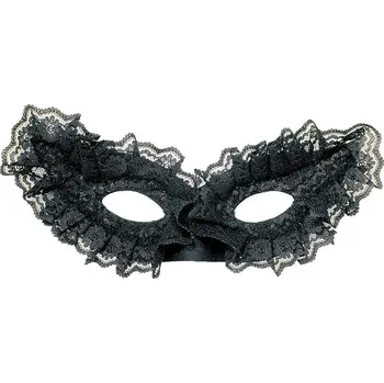 Karnevalový doplněk Škraboška - se šikmou krajkou