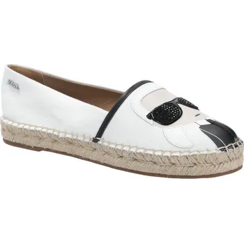 Dámská košile Karl Lagerfeld Espadrilky kamini | Barva:bílý | Velikost:36
