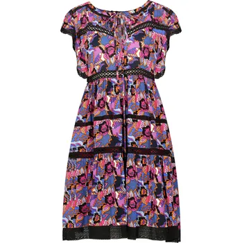 Dámské šaty Silvian Heach Šaty BUYAO | Barva:fialový | Velikost:XXS