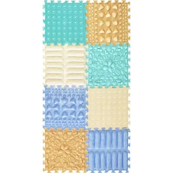 Masážní ortopedické podložky pastelová sada 8 kusů > varianta pastelová sada