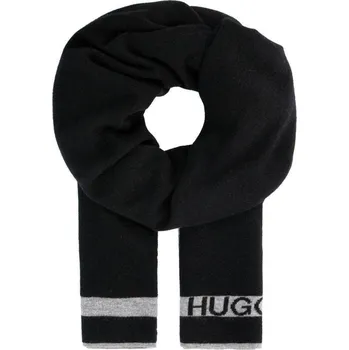 Šátek HUGO Oboustranný šála Zolo | Barva:černý | Velikost:OS