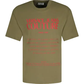 Pánské oblečení Versace Jeans Couture Tričko T.MOUSE | Barva:khaki | Velikost:L