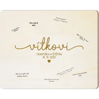 Svatební dekorace Svatební strom psací - 32 x 40 cm + doprava zdarma