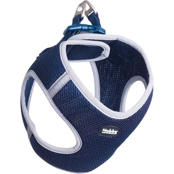 Postroj pro psa Nobby hrudní postroj DELIGHT MESH L modrá