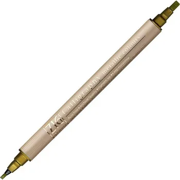 Kuratake ZIG Calligraphy Metallic Pen - Gold (se dvěma hroty)