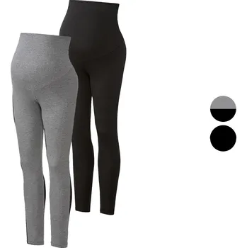 Dámské legíny esmara® Dámské těhotenské legíny s BIO bavlnou, 2 kusy