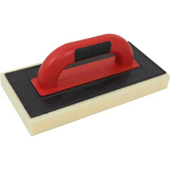 Zdenické nářadí TOPTRADE hladítko ABS, houba mořská, extra, řezaná, PROFESSIONAL, 250 x 130 x 30 mm 905685