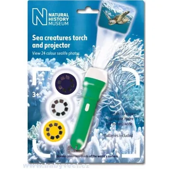 Dekorace do dětského pokoje Dětská svítilna a ruční foto-projektor mořští živočichové > varianta moře