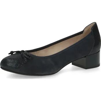 Dámské lodičky Dámská kožená lodička 9-9-22300-20-880 Caprice modrá Barva: ocean comb, Velikost: 40