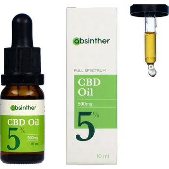 CBD ABSINTHER.cz CBD olej 5% 10ml Počet: 12 ks (288,84 Kč bez DPH/ks)