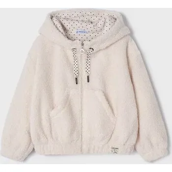 Dívčí mikina dětská huňatá mikina bundička Mayoral 4496-59 velikost 104