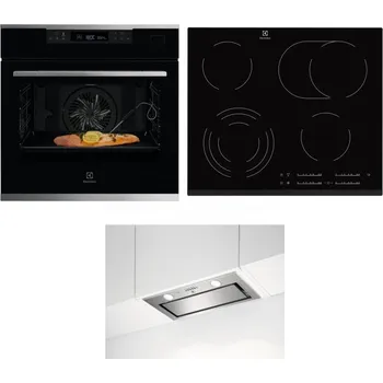 Set domácích spotřebičů ELECTROLUX KOBCS31X + ELECTROLUX EHF6547FXK + ELECTROLUX LFG716X