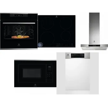 Set domácích spotřebičů ELECTROLUX KOBCS31X + ELECTROLUX LIR60433B + ELECTROLUX LFT426X + ELECTROLUX LMS4253TMX + ELECTROLUX EEM43300IX