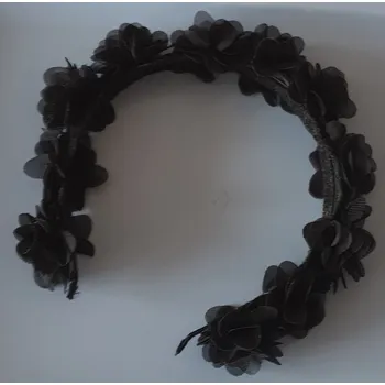 Čelenka - věneček - černá