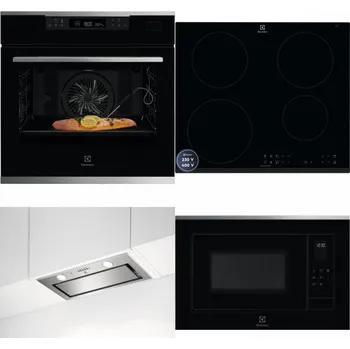 Set domácích spotřebičů ELECTROLUX KOBCS31X + ELECTROLUX LIR60433B + ELECTROLUX LFG716X + ELECTROLUX LMS4253TMX