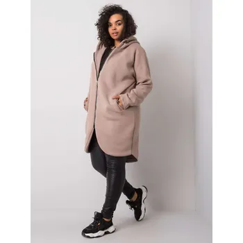 Dámská mikina Dámská mikina s kapucí 6293 - FPrice pudrovo-růžová 4XL