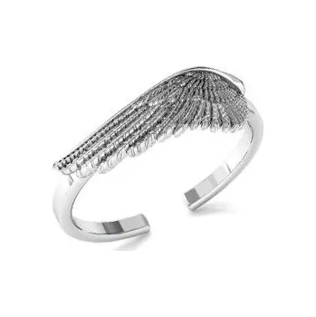 Prsten NUBIS® Stříbrný prsten andělské křídlo - velikost universální - NB-5085