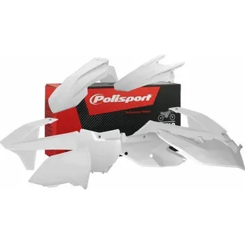 POLISPORT kompletní plasty KTM SX125/150, SX-F250, XC-F250, SX125/150, SX-F250/350/450, XC-F250/350/450 16-18, barva bílá KTM SX 150 rok 16-18