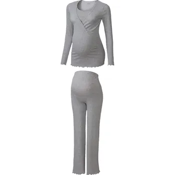 Dámské pyžamo esmara® Dámské těhotenské pyžamo (XS(32/34), šedá)