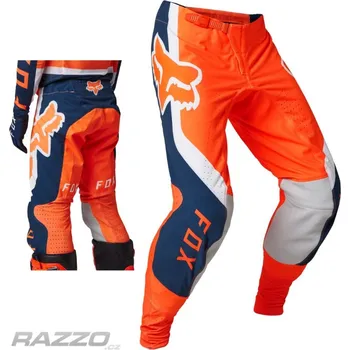 Moto kalhoty MX kalhoty FOX FlexAir Efekt Pant Flo Orange 2023 36