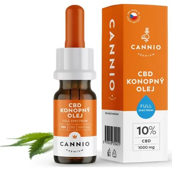 CBD Cannio CBD konopný olej 10 % 1000 mg Full Spectrum 10 ml
