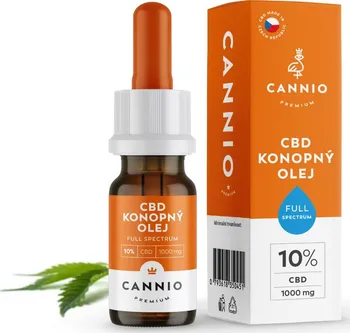 CBD Cannio CBD konopný olej 10 % 1000 mg Full Spectrum 10 ml