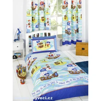 Sprchový závěs Závěsy do dětského pokojíčku > varianta pirát