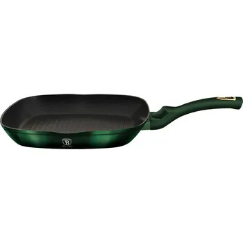 Pánev BERLINGERHAUS Pánev grilovací s titanovým povrchem 28 cm Emerald Collection BH-6050