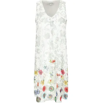 Dámské oblečení Desigual Šaty CARNAGY | Barva:krémová | Velikost:S