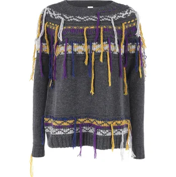Dámský svetr Pinko Svetr Acalypha | Barva:šedý | Velikost:M